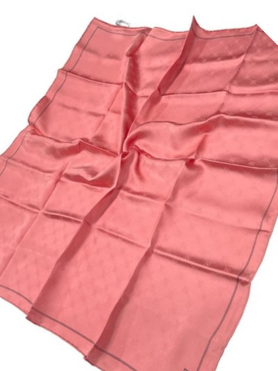 Düz Renk Monogram Eşarp