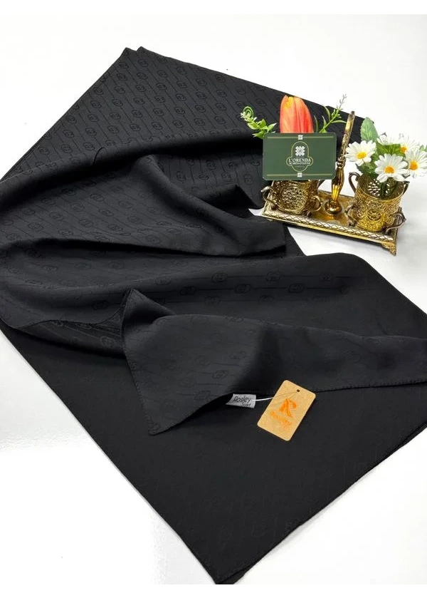 Rosley Pamuk Monogram Şal ha16