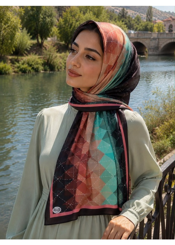 Ekose Desen Pamuk Soft Şal 6