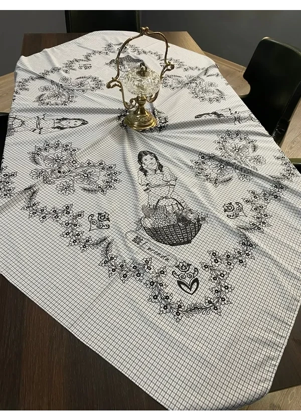 L'orenda Özel Bebek Desen Masa Örtüsü eh1