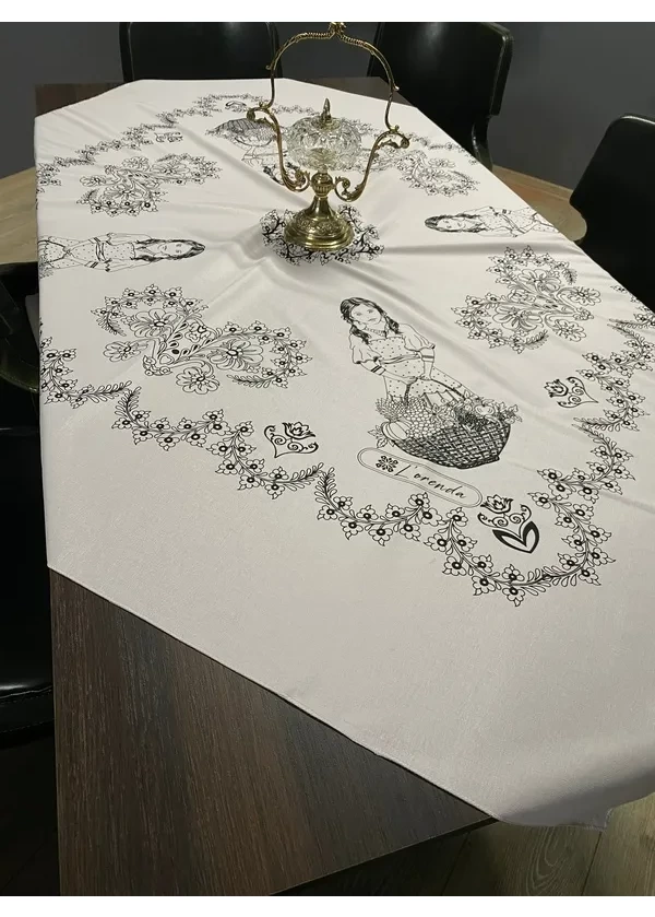 L'orenda Özel Bebek Desen Masa Örtüsü eh16
