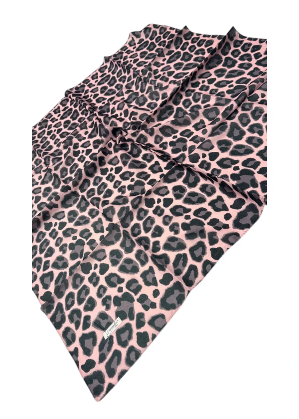 Lorenda Organik Soft Eşarp Leopar Desen 1