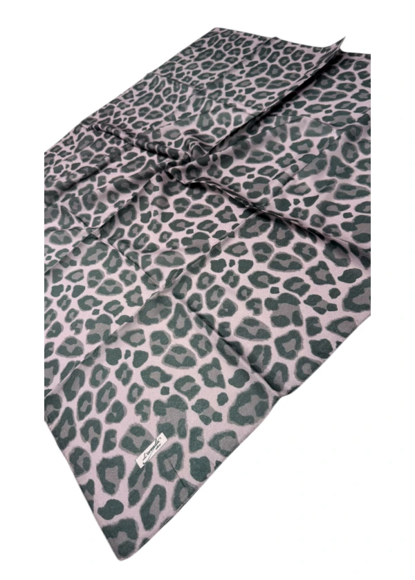 Lorenda Organik Soft Eşarp Leopar Desen 4