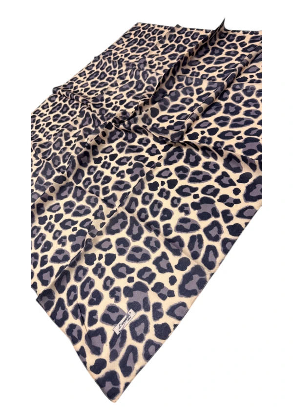 Lorenda Organik Soft Eşarp Leopar Desen 5