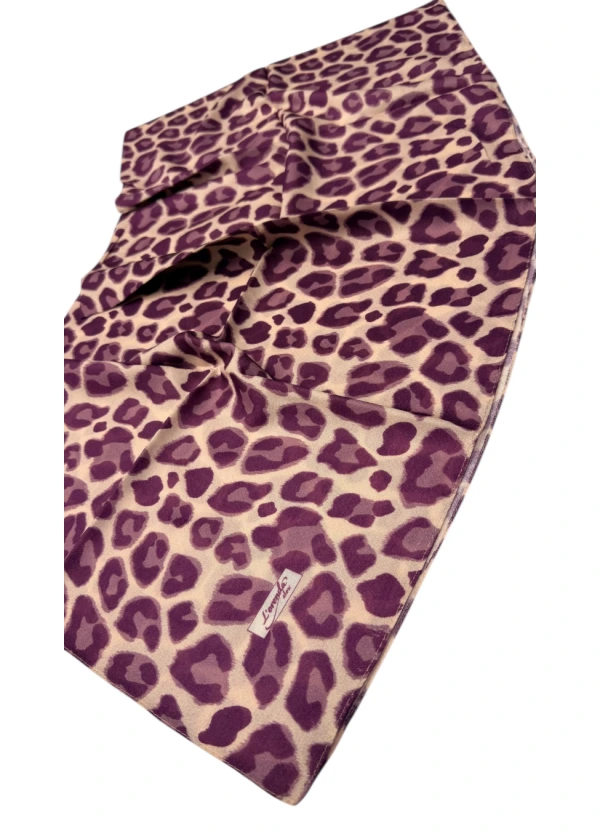 Lorenda Organik Soft Eşarp Leopar Desen 8