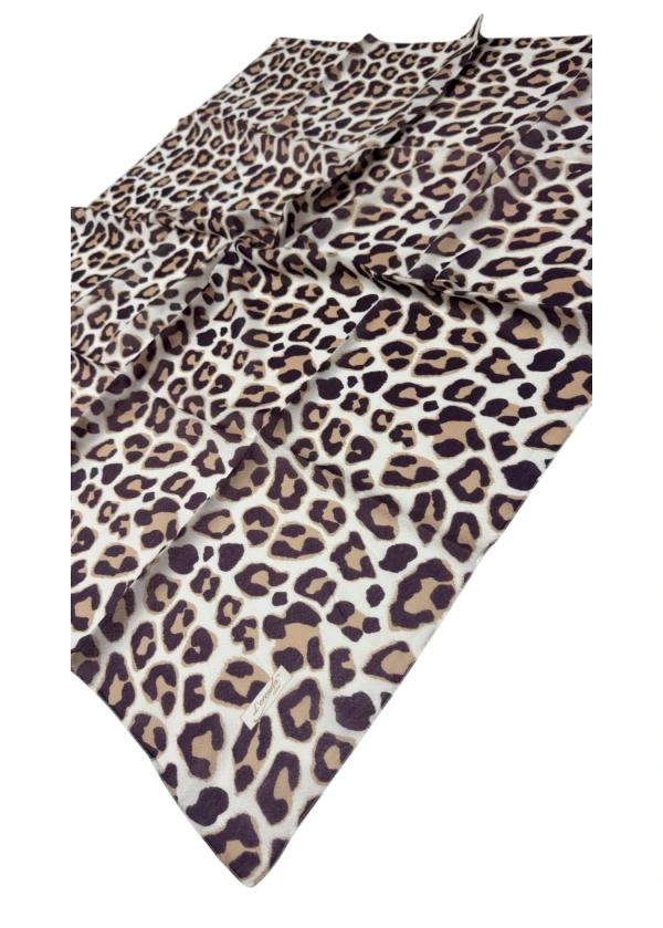Lorenda Organik Soft Eşarp Leopar Desen 9