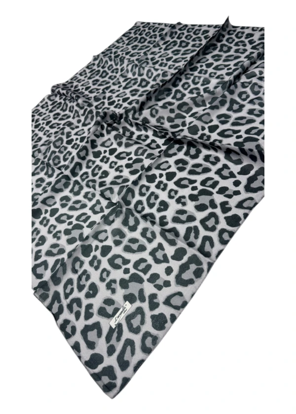 Lorenda Organik Soft Eşarp Leopar Desen 13