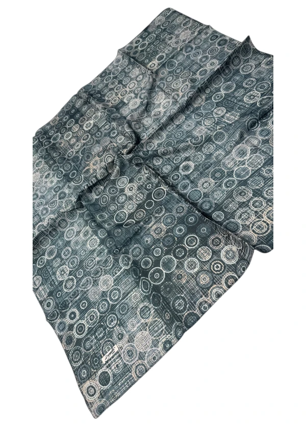 Lorenda Organik Soft Eşarp Retro Desen 3