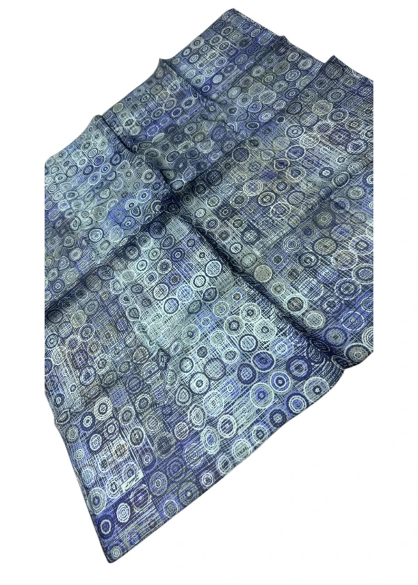 Lorenda Organik Soft Eşarp Retro Desen 7