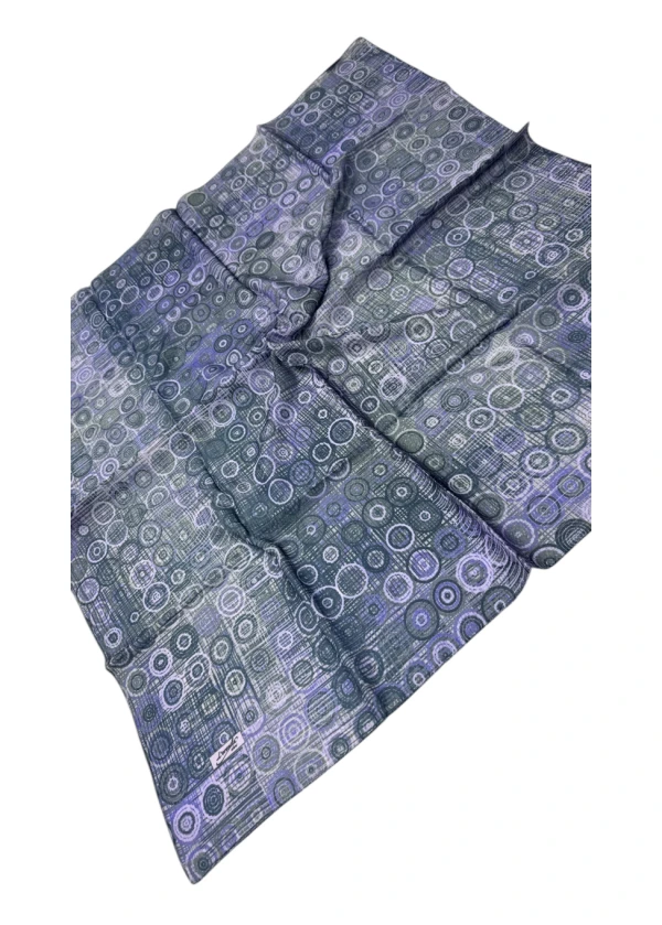 Lorenda Organik Soft Eşarp Retro Desen 8