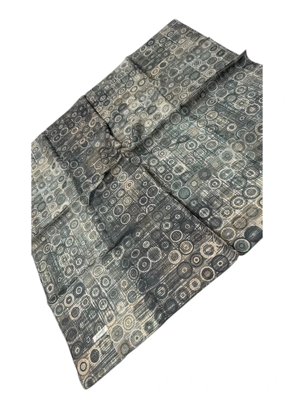 Lorenda Organik Soft Eşarp Retro Desen 9