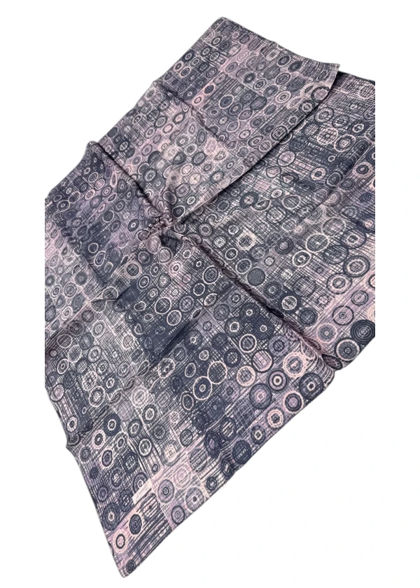 Lorenda Organik Soft Eşarp Retro Desen 11