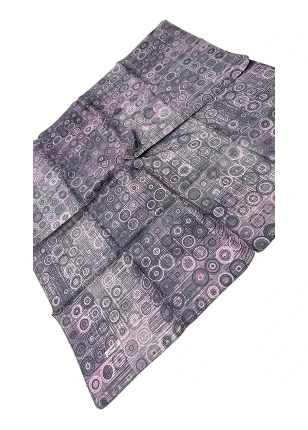 Lorenda Organik Soft Eşarp Retro Desen 12