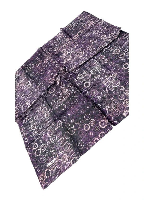 Lorenda Organik Soft Eşarp Retro Desen 16