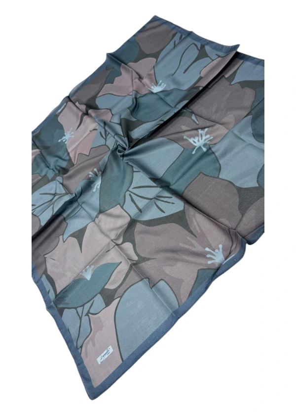 Lorenda Organik Soft Eşarp Flora Desen 7