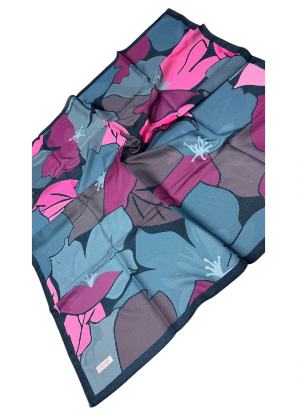 Lorenda Organik Soft Eşarp Flora Desen 13