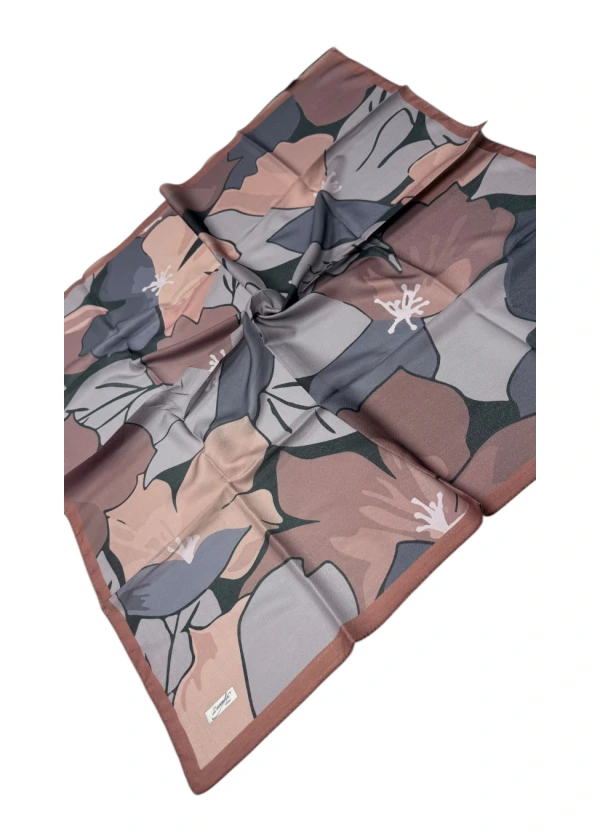 Lorenda Organik Soft Eşarp Flora Desen 14