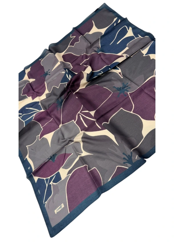 Lorenda Organik Soft Eşarp Flora Desen 15