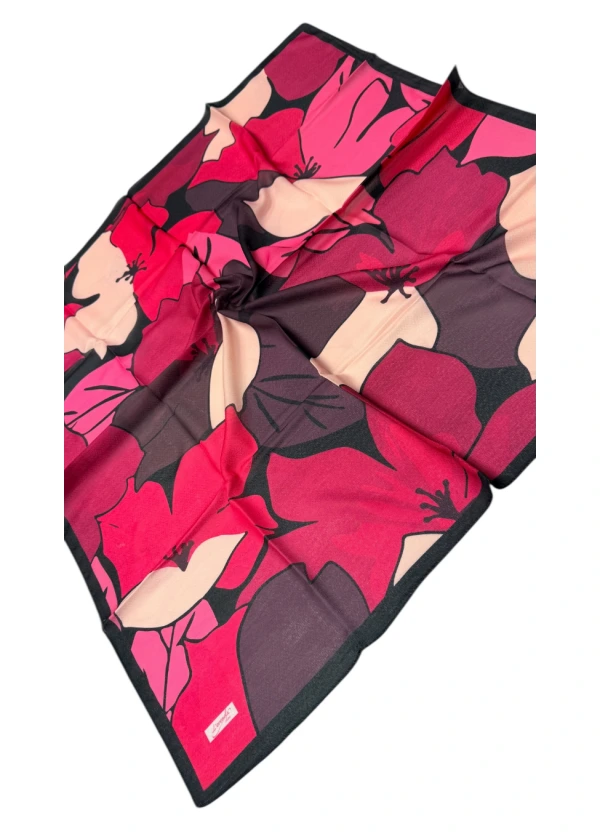 Lorenda Organik Soft Eşarp Flora Desen 16