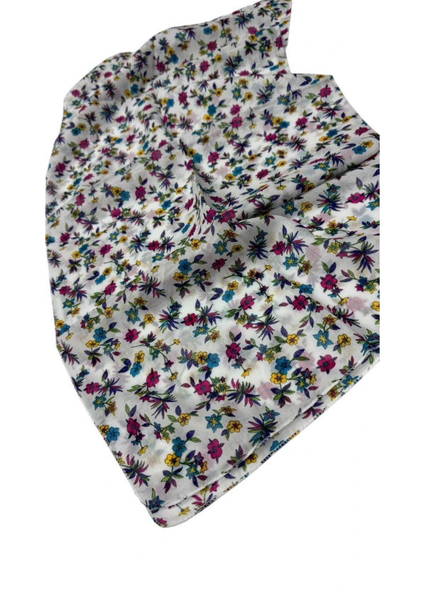 Kamer Organik 90'lı Pamuk Eşarp Yazma -a