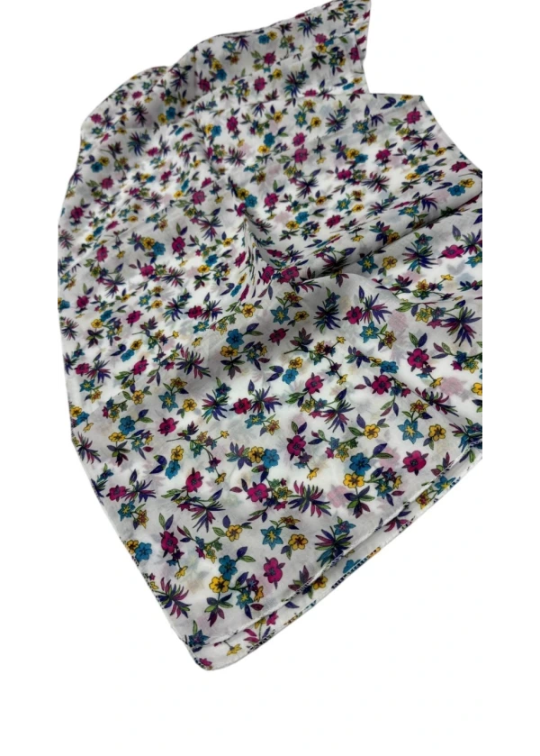 Kamer Organik 90'lı Pamuk Eşarp Yazma -a1