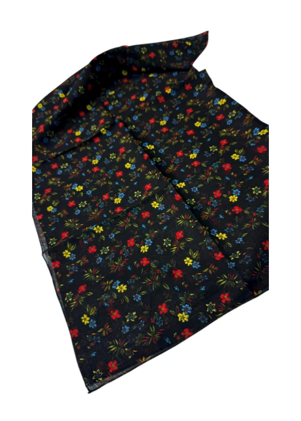 Kamer Organik 90'lı Pamuk Eşarp Yazma -a3