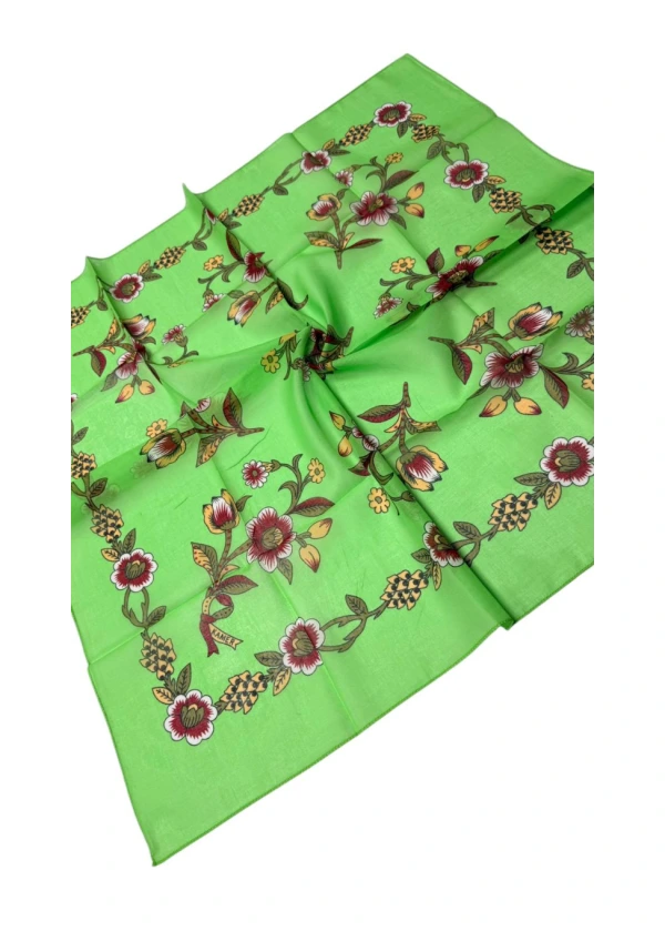 Kamer Organik 90'lı Pamuk Eşarp Yazma-ab2