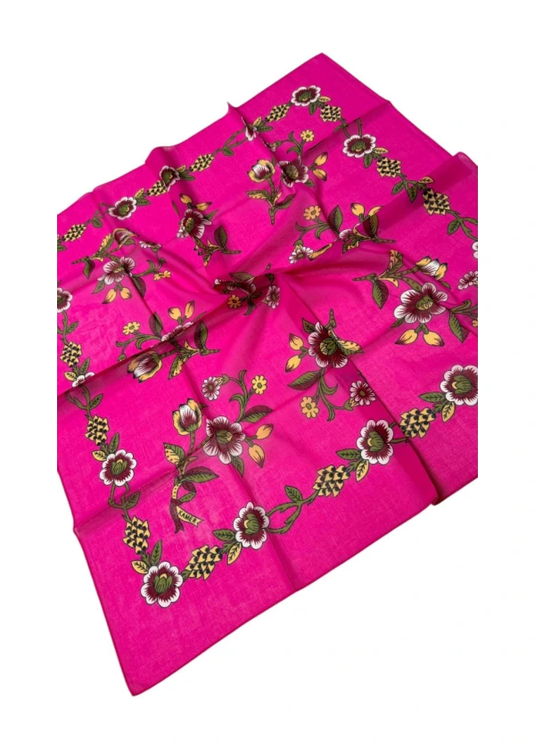 Kamer Organik 90'lı Pamuk Eşarp Yazma-ab4