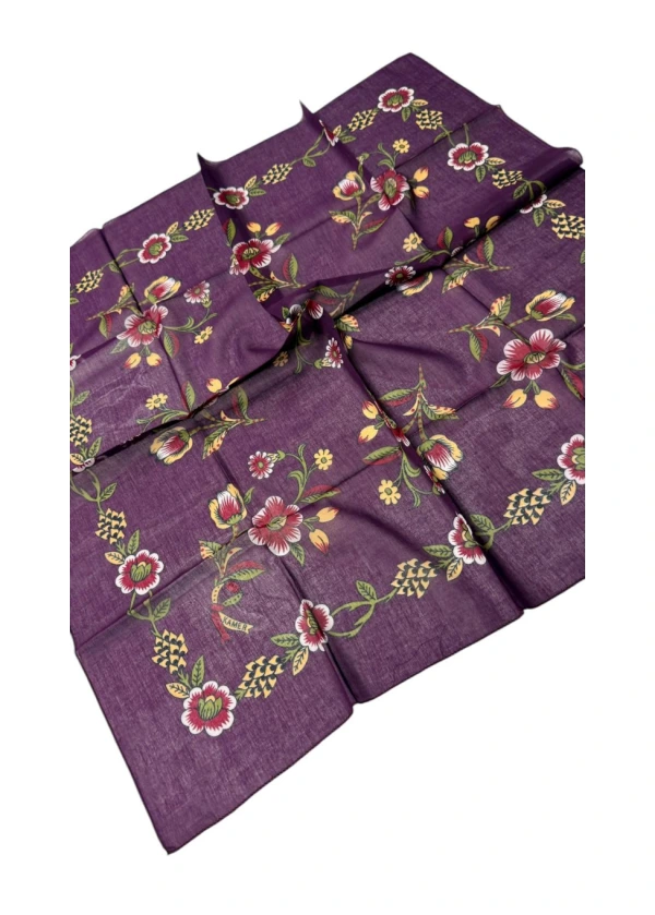 Kamer Organik 90'lı Pamuk Eşarp Yazma-ab5