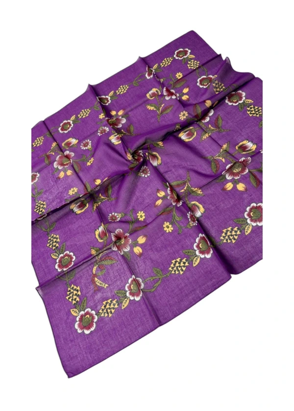 Kamer Organik 90'lı Pamuk Eşarp Yazma-ab7