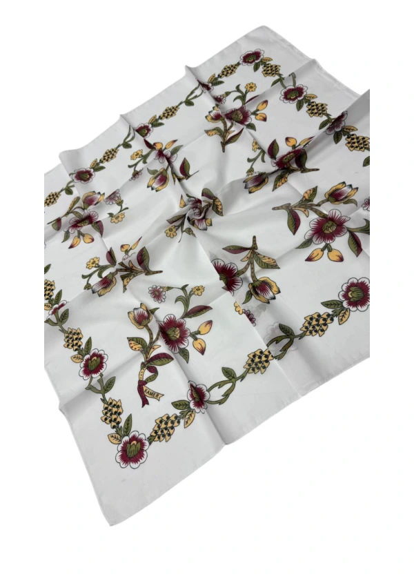 Kamer Organik 90'lı Pamuk Eşarp Yazma-ab8