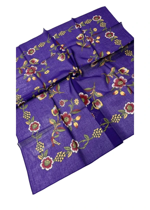 Kamer Organik 90'lı Pamuk Eşarp Yazma-ab12