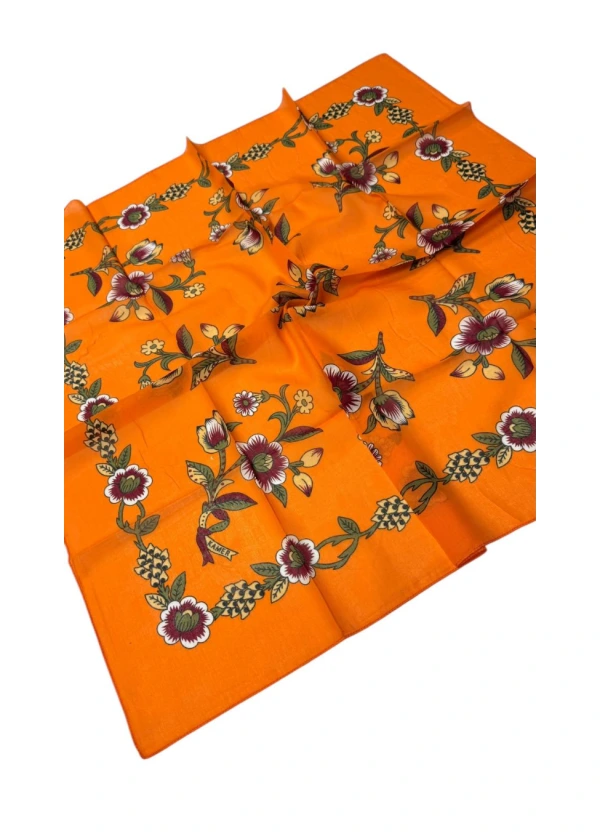 Kamer Organik 90'lı Pamuk Eşarp Yazma-ab14