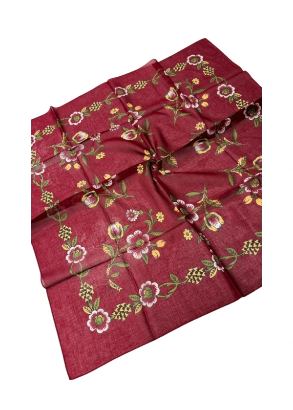 Kamer Organik 90'lı Pamuk Eşarp Yazma-ab17