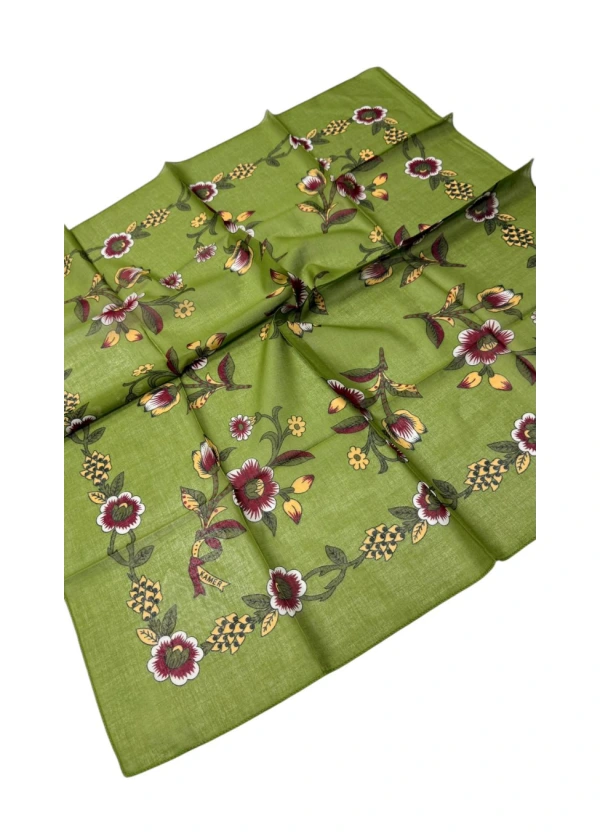 Kamer Organik 90'lı Pamuk Eşarp Yazma-ab20