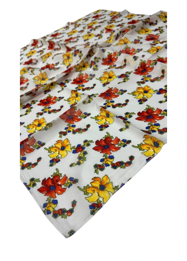  Kamer Organik 90'lı Pamuk Eşarp Yazma-ac4