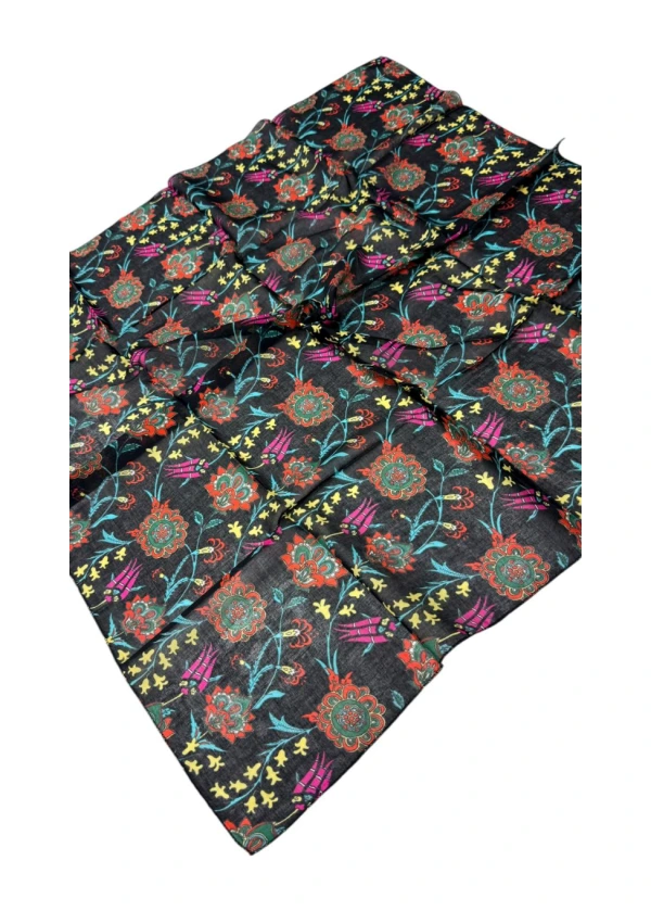 Kamer Organik 90'lı Pamuk Eşarp Yazma-ad4