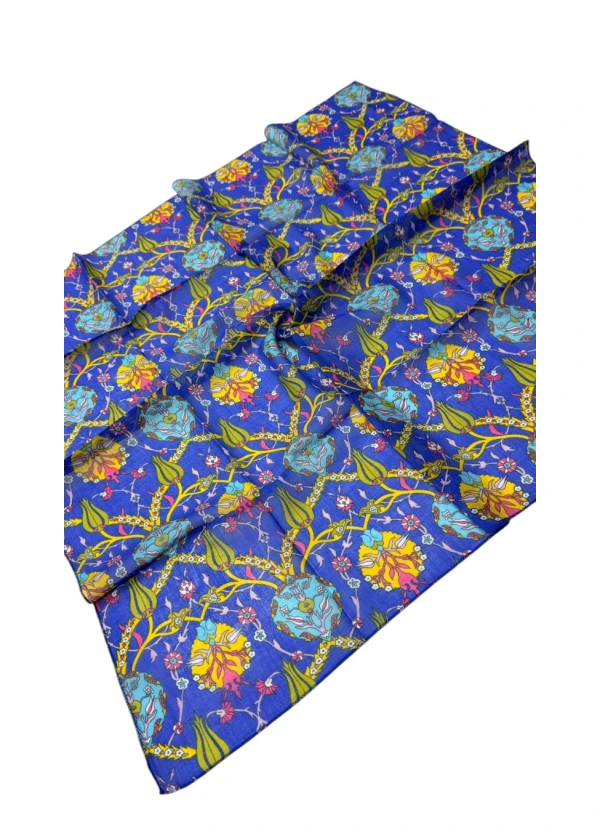 Kamer Organik 90'lı Pamuk Eşarp Yazma-ad7