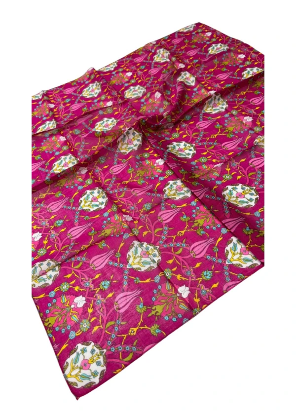 Kamer Organik 90'lı Pamuk Eşarp Yazma-ad8