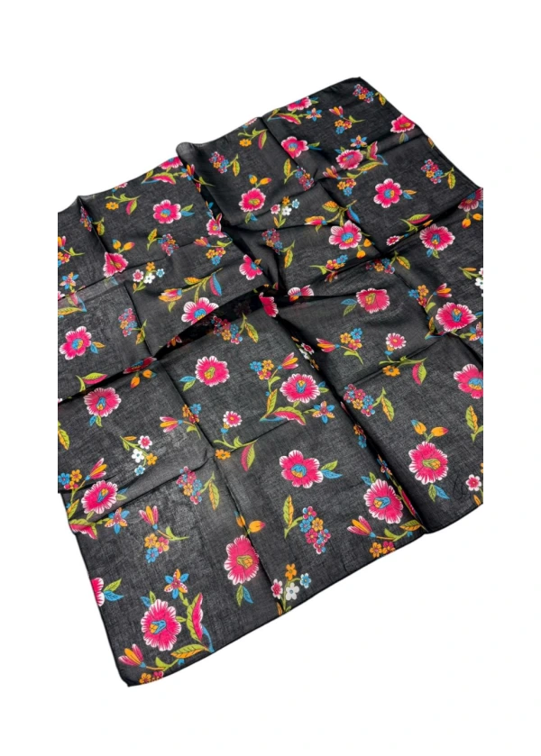 Kamer Organik 90'lı Pamuk Eşarp Yazma-af1