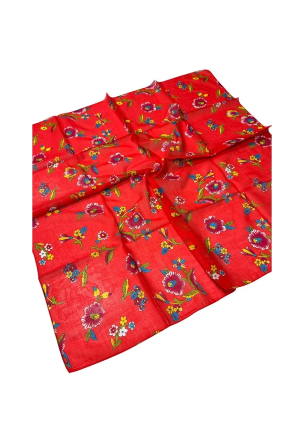 Kamer Organik 90'lı Pamuk Eşarp Yazma-af2