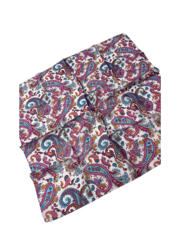 Kamer Organik 90'lı Pamuk Eşarp Yazma-ag4