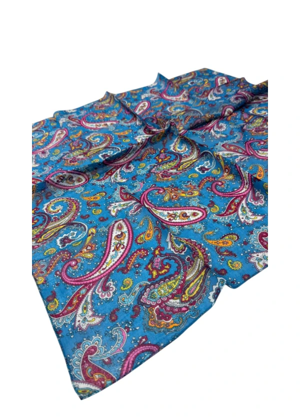 Kamer Organik 90'lı Pamuk Eşarp Yazma-ag7