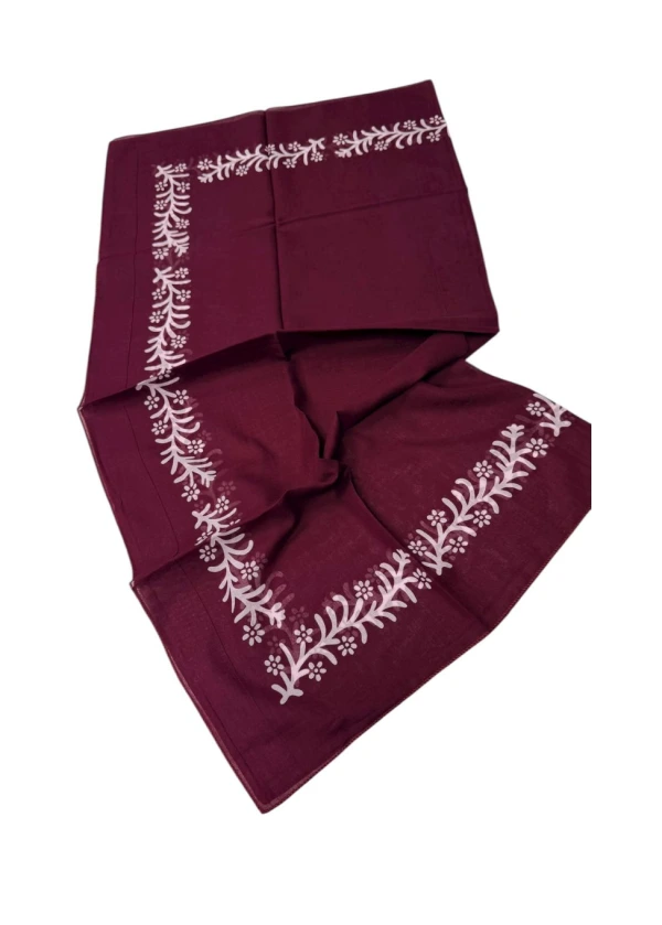  Kamer Organik 110'lu Pamuk Eşarp Yazma-al5