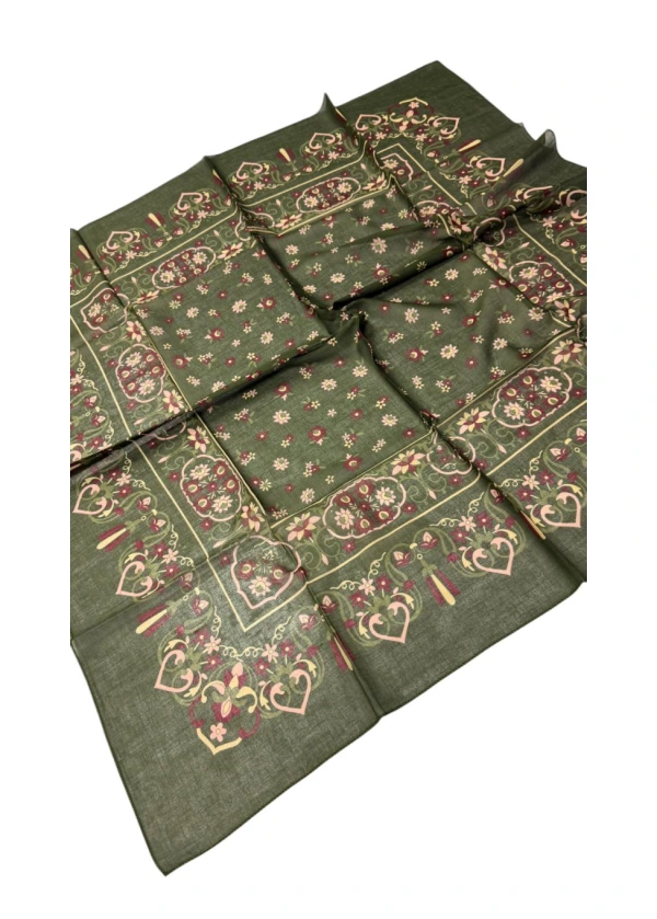  Kamer Organik 110'lu Pamuk Eşarp Yazma-ao1