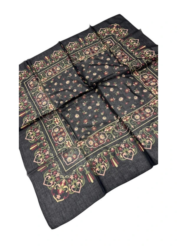  Kamer Organik 110'lu Pamuk Eşarp Yazma-ao2