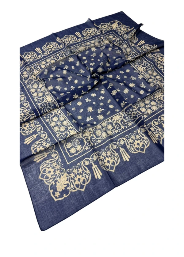  Kamer Organik 110'lu Pamuk Eşarp Yazma-ao8