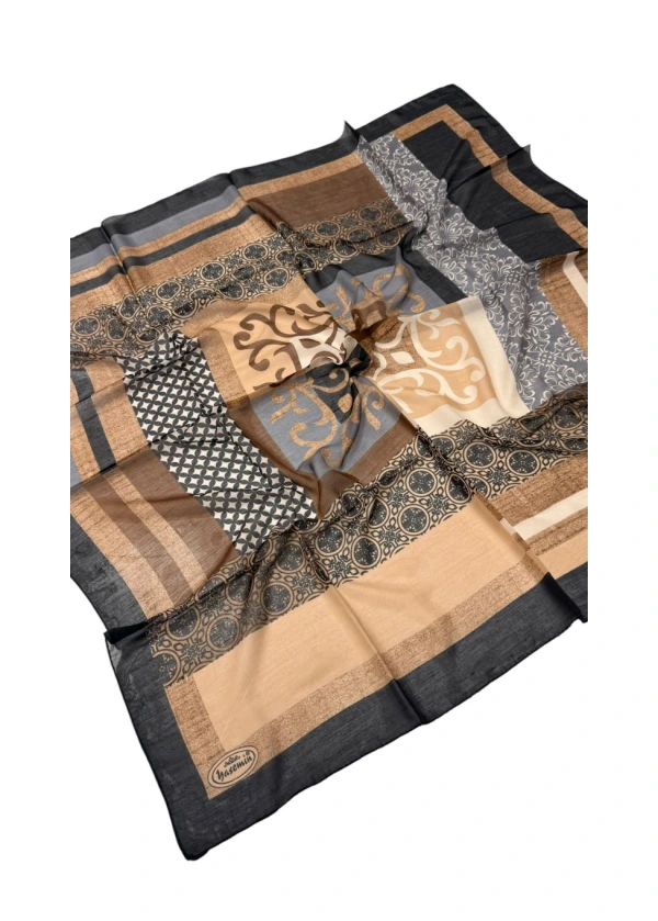  Yasemin Dikişli Elegance Eşarp Yazma-az5