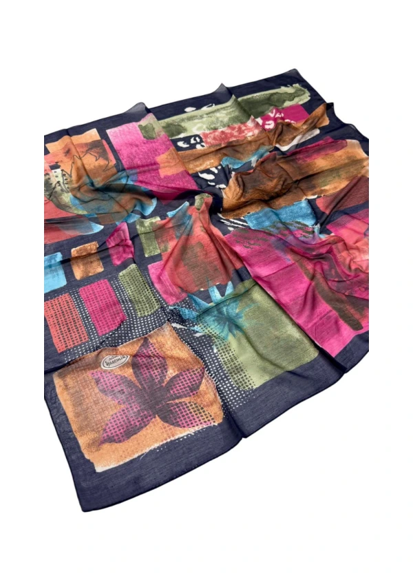  Yasemin Dikişli Elegance Eşarp Yazma-bc10