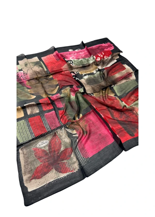  Yasemin Dikişli Elegance Eşarp Yazma-bc12